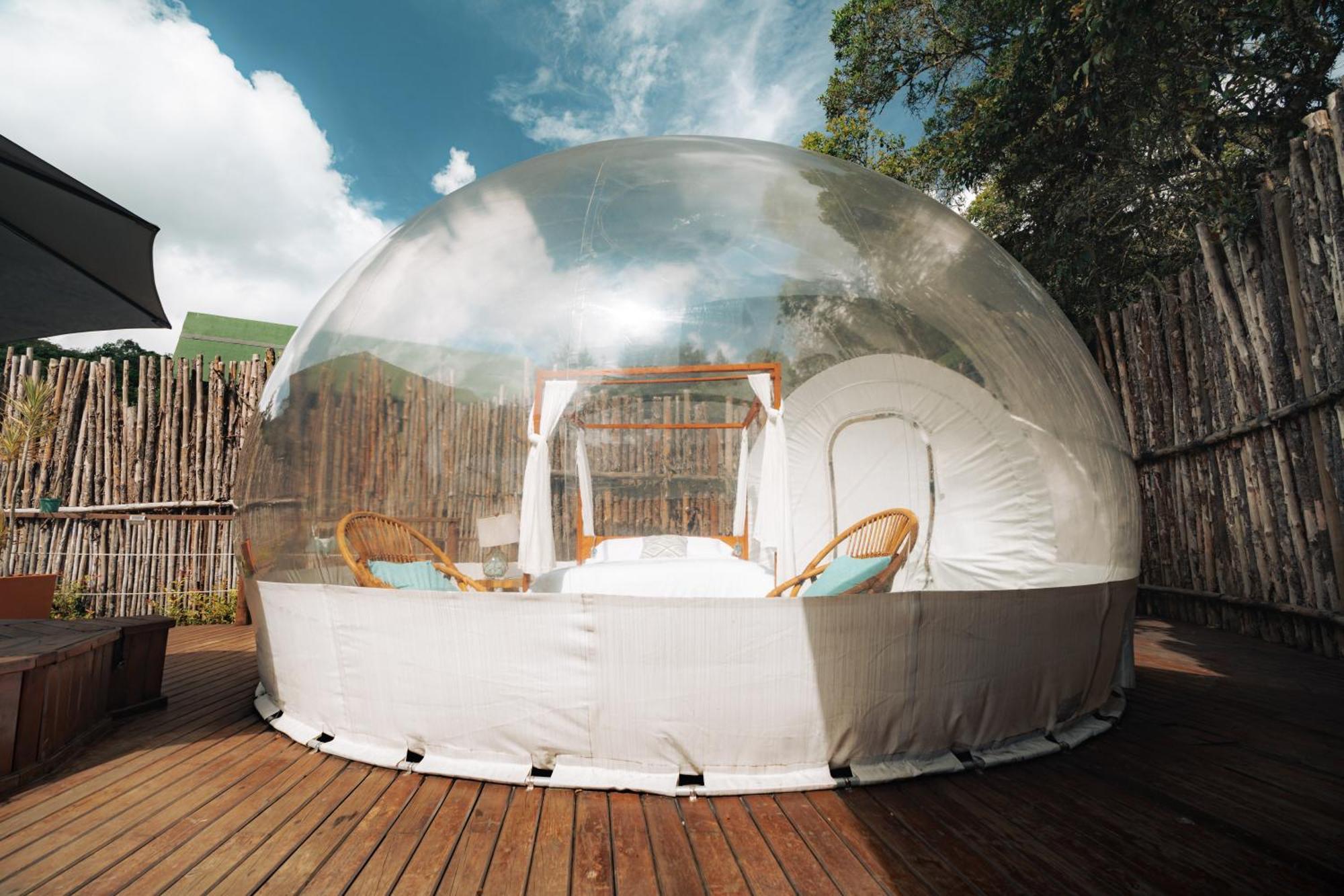 Bubblesky Glamping 15 Min From Medellin Otel Rionegro Dış mekan fotoğraf