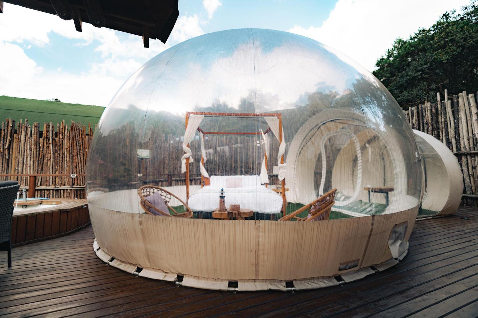 Bubblesky Glamping 15 Min From Medellin Otel Rionegro Dış mekan fotoğraf