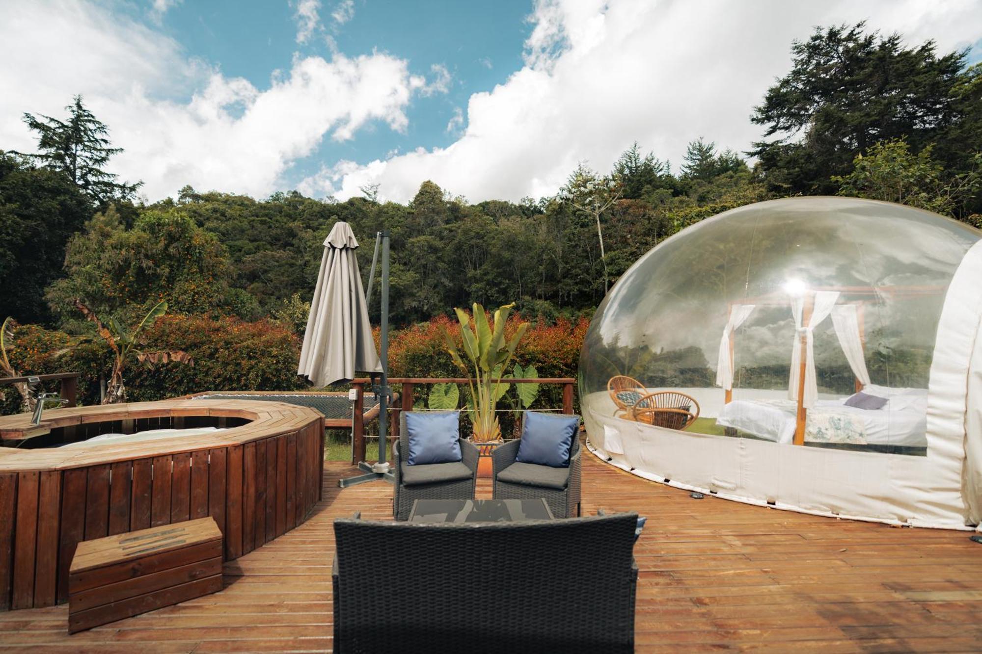 Bubblesky Glamping 15 Min From Medellin Otel Rionegro Dış mekan fotoğraf