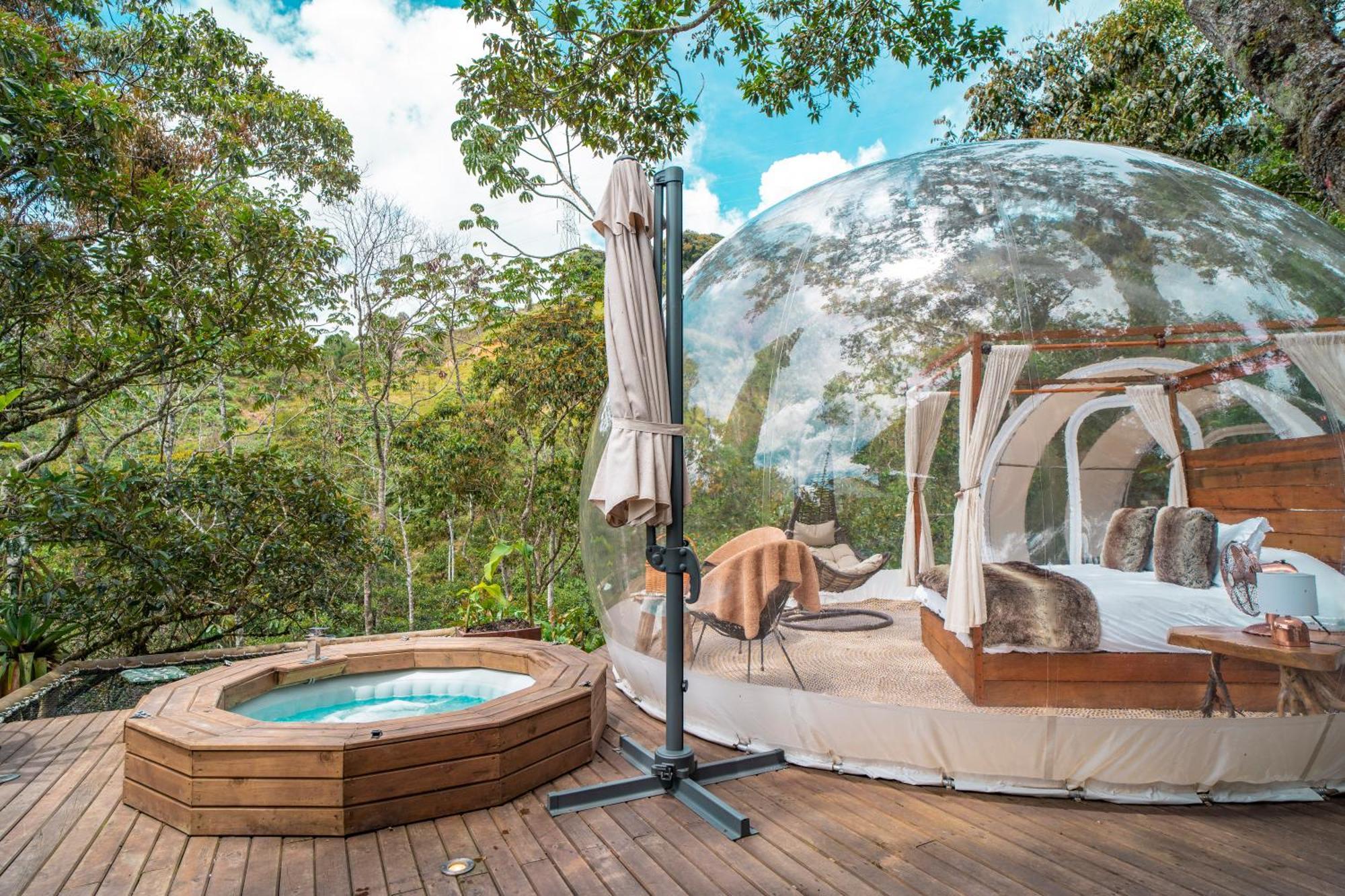 Bubblesky Glamping 15 Min From Medellin Otel Rionegro Dış mekan fotoğraf